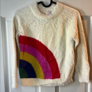 Super Soft and Warm Hanna Andersson Colorful Rainbow Plush Sweater